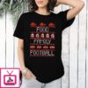 Food Family Football Cross Stitch Cincinnati Ugly T-Shirt