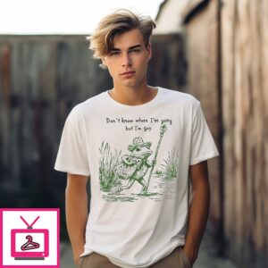Frog I Don’t Know Where I’m Going But I’m Gay Lgbtq Pride T-Shirt