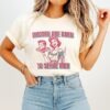 Girl Holding A Man’s Head On A Plate Women Are Born To Serve Men T-Shirt