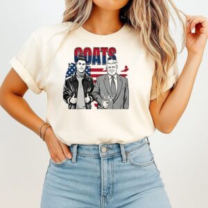Goats Trump And Cr7 American Trump-Legends T-Shirt