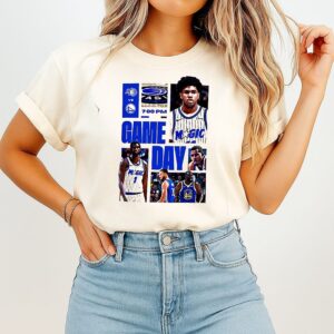 Golden State Warriors Vs Orlando Magic NBA 2025 Gameday T-Shirt