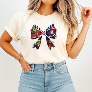 Grinch Cindy And Max How The Grinch Stole Christmas Bow Tie T-Shirt