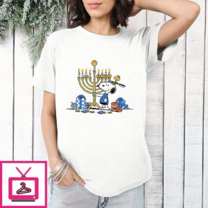 Happy Hanukkah Snoopy Jewish Gift For Hanukkah T-Shirt