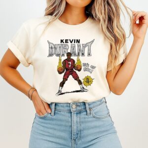 Houston Rockets Kevin Durant He’s On Fire Comic Book T-Shirt