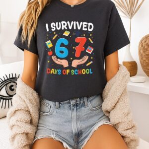 I Survived 67 Days Of School T-Shirt
