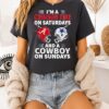 I’m A Crimson Tide On Saturdays And A Cowboy On Sundays T-Shirt