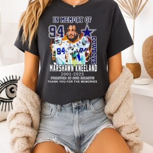 In Memory Of Cowboys Marshawn Kneeland 2021 2025 Forever In Our Hearts T-Shirt