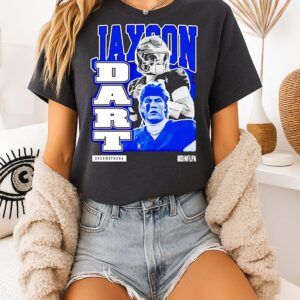 Jaxson Dart Dreamathon New York Giants Football T-Shirt