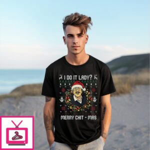 Jay Renshaw Do It Lady Merry Chit-Mas Christmas T-Shirt