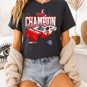 Jesse Love Jr. Checkered Flag Sports 2025 Nascar Xfinity Series Champion T-Shirt