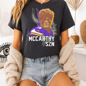 Jj Mccarthy Szn Minnesota Vikings Football T-Shirt