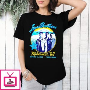Jonas Brothers 10 12 2025 Milwaukee Wi T-Shirt