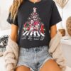 Kansas City Chiefs Abbey Road Christmas Tree Signatures T-Shirt