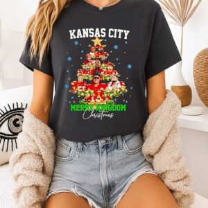 Kansas City Chiefs Merry Kingdom Christmas Tree T-Shirt