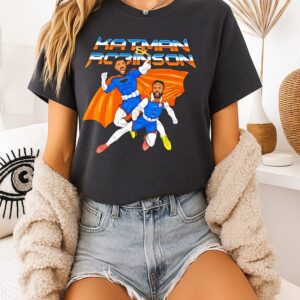 Katman &amp Robinson Superman New York Knicks T-Shirt