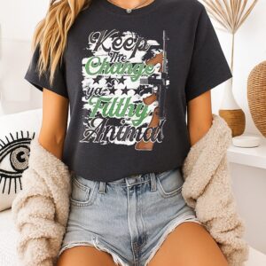 Keep The Change Ya Filthy Animal Gun T-Shirt