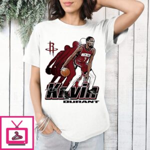 Kevin Durant Houston Rockets Basketball Signature Retro T-Shirt