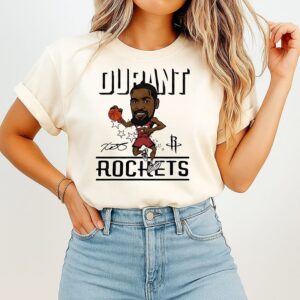 Kevin Durant Rockets Signature Caricature T-Shirt