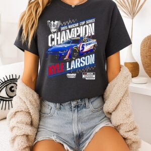 Kyle Larson Hendrick Motorsports Team Collection 2025 Nascar Cup Series Champion T-Shirt