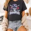 Lehigh Valley Ironpigs Skull W Bats T-Shirt