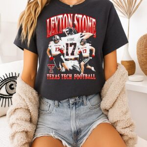 Leyton Stone Texas Tech Red Raiders Football 2025 T-Shirt