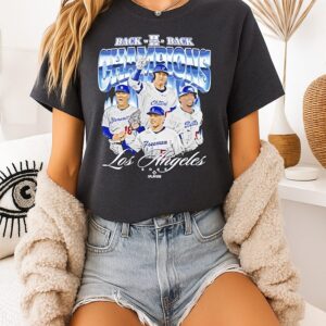 Los Angeles Dodgers 2025 Back-To-Back Baseball World Champions T-Shirt