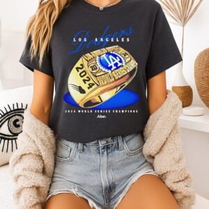 Los Angeles Dodgers Ring World Series Champions T-Shirt