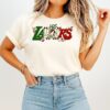 Los Angeles Lakers X Mexico Flag Logo T-Shirt