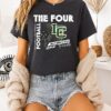 Lumen Christi Titans The Four 2025 Mhsaa Football D6 Semi Finals T-Shirt
