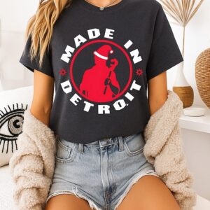 Made In Detroit Santa Logo T-Shirt