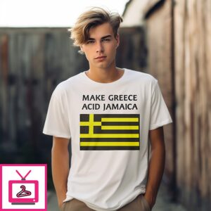 Make Greece Acid Jamaica Flag T-Shirt