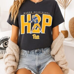 Mason Heintschel Pittsburgh Panthers Football H2p Hail To Pitt Slogan T-Shirt