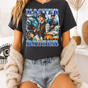 Master Baiter Fishing Graphic Vintage T-Shirt