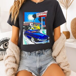 Mercury Car In N Out Hamburgers Store Opening T-Shirt