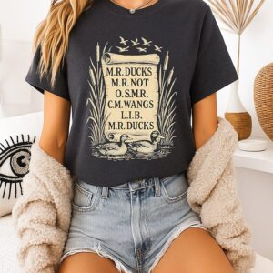 Mr Ducks Mr Not Osmr Cm Wangs Lib Mr Ducks Retro T-Shirt