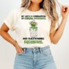 My Life’s A Combination Of Caffeine Confusion And Questionable Decisions Oscar The Grouch T-Shirt