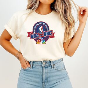 NBA On Nbc White Logo T-Shirt