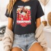 Nebraska Volleyball 2025 Big Champions Three Peat T-Shirt