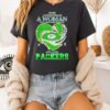 Never Underestimate A Woman Who Understands Football And Loves Green Bay Packers T-Shirt