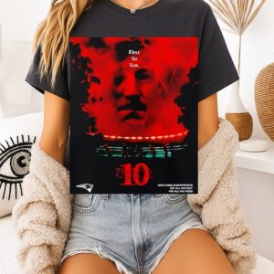 New England Patriots First To Ten Stranger Things 5 T-Shirt