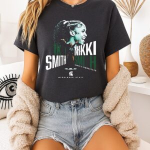 Nikki Smith Michigan State Gymnastics NCAA Player Collage T-Shirt