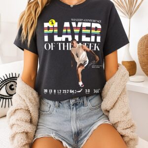 Nikola Jokic Western Conference Player Of The Week T-Shirt