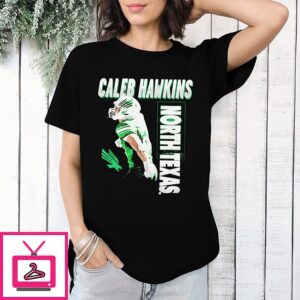 North Texas Mean Green Caleb Hawkins Graphic T-Shirt