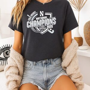 Northwestern Field Hockey National Champions 2025 T-Shirt
