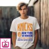 Nyon New York Knicks Playoffs 2025 New York Or Nowhere Madison Square Garden T-Shirt
