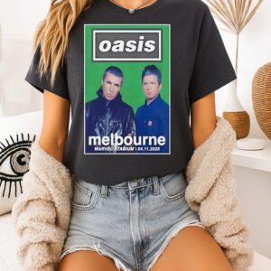 Oasis November 4 2025 Marvel Stadium Poster T-Shirt