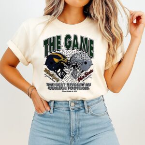 Ohio State Buckeyes Vs Michigan Wolverines The Game Best Rivalry Helmet T-Shirt