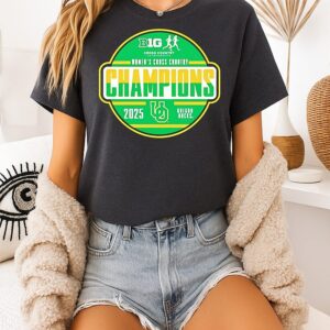 Oregon Ducks Big Ten Champions 2025 Men’s Cross Country T-Shirt