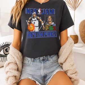 Paolo Banchero Orlando Magic NBA Jam He’s On Fire Classic Video Game T-Shirt