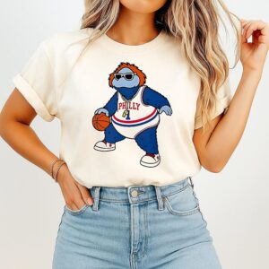 Philadelphia 76ers Basketball Big Shot Mascot T-Shirt